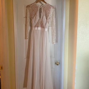 US Size 4 , Fame and Partners , purchased on ASOS , White , long sleeve